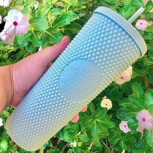 💙 NEW Korea Starbucks Mint Matte Studded Tumbler